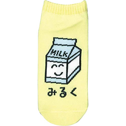 みるくさん[男女兼用靴下]アンクルソックス オクタニコーポレーション 派手くつした 面白ZAKKA グッズ