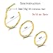 NewkeepsR 3PCS-1.0mm Gold Anodised Hinged Clicker Nose Hoop Rings, 18 Gauge 316L Steel Seamless Segment Sleeper Earrings Piercing-8/9/10mm