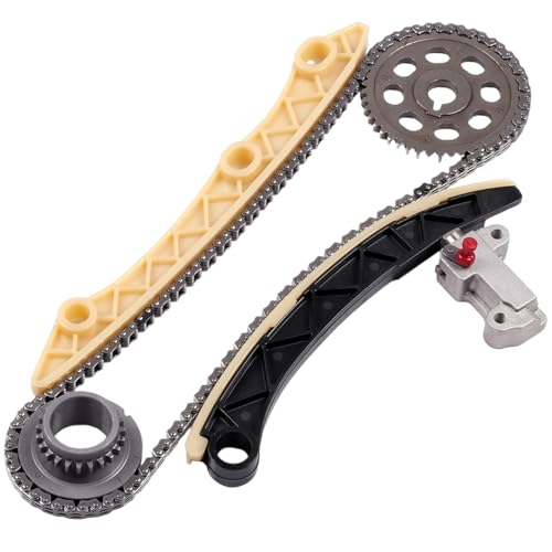 ECCPP Timing Chain Kit Fits for 2006-2015 1.8L for Honda Civic 1.8L 1799CC L4 GAS/CNG SOHC Naturally Aspirated R18A1 R18A4 HJ-07025-H, W/Timing Chains Crank Sprocket Tensioner Guide