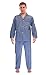 RK Classical Sleepwear Men's Broadcloth Woven Pajama Set, Size XX-Large