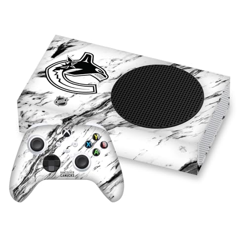 Skin Xbox Series S NHL Vancouver Canucks Head Case Designs en Vinyle Marbre Premium