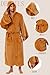 Seaehey Unisex Knight Bathrobe Adult Tunic Hooded Robe Halloween Cosplay Fleece Bathrobe for Men Women (Yellow, One Size) (Yellow)