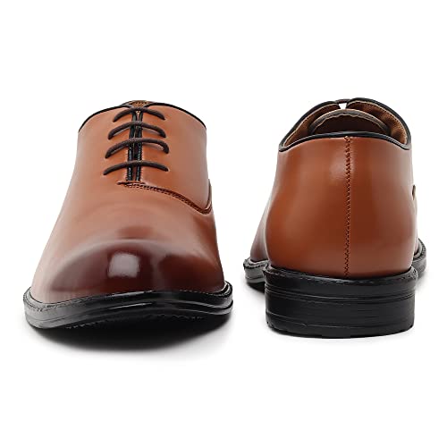 Image of Zixer Synthetic Leather Mens Formal Shoes || Office Formal Shoes Men Stylish|| Formal Shoes for Men Patent Leather Lace Up Party Formal Shoe