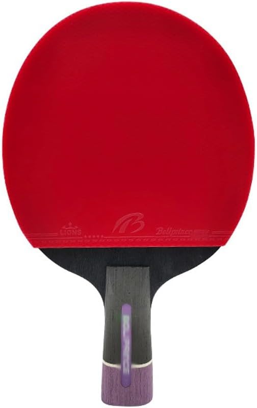 Ping Pong Paddle, Professional Table Tennis Racket with 7-Layer Pure Wood Plate, Table Tennis Paddle for Beginners(Color:Long Handle)