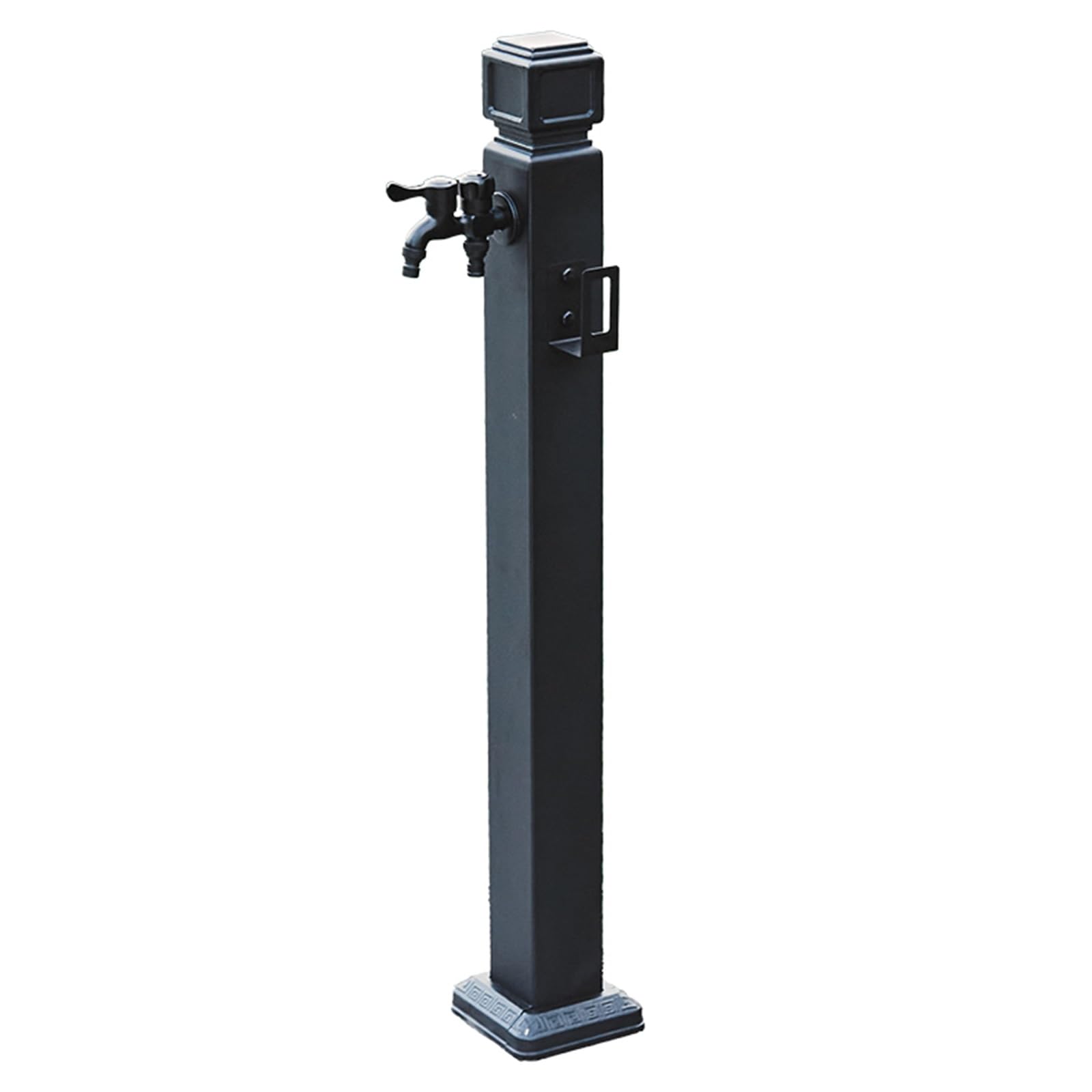WOTZOV Square Vertical Garden Water Column, 24In Anti-Freeze Dual Faucet Hose Bib For Efficient Outdoor Irrigation And Watering Solutions，One Color 95cm/37in