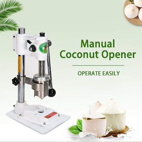 Coconut Opener Tool Set, Efficient and Safe Coconut Cracking Kit for Kitchen Use, Stainless Steel Material (White)