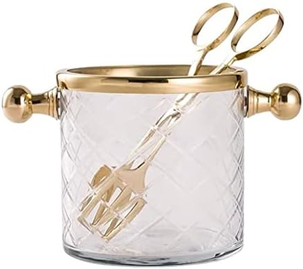 OUSIKA Cubo de Vino Cubo de Hielo Bañera de Hielo Cubo de champán Cubo de Hielo de Vidrio de latón con Clip de Hielo Cubo de Vino Adecuado for Bares domésticos Cubo Enfriador Cubo de champán Cubo OUSIKA Cubo de Vino Cubo de Hielo Bañera de Hielo Cubo de champán Cubo de Hielo de Vidrio de latón con Clip de Hielo Cubo de Vino Adecuado for Bares domésticos Cubo Enfriador Cubo de champán Cubo