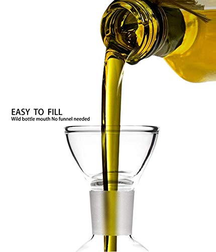 Haizeen 5 Oz / 150Ml Olive Oil Dispenser Bottle/Oil Bottle Dispenser/Oil Cruet, Olive Oil & Vinegar Dispenser With Non Drip Spout - Oil Pourer Dispensing Bottles For Kitchen Bbq & Bathroom. #TOP3