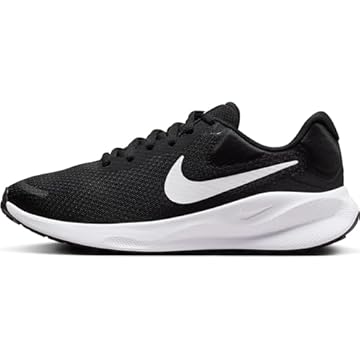 NIKE Tênis de corrida feminino, Preto, branco, 36