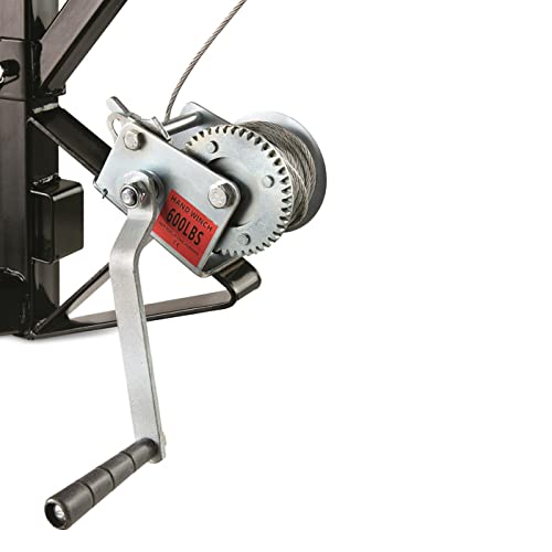 Guide Gear Tree Mounted Deer Hoist Stand for Hunting, Game Hanger for Hide Skinning, Field Dressing