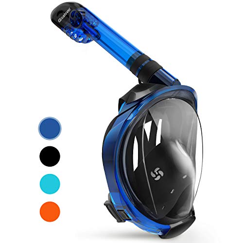 Greatever G2 Full Face Snorkel Mask with Latest Dry Top System,Foldable 180 Degree