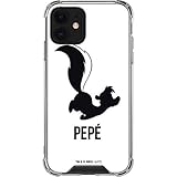 Skinit Clear Phone Case Compatible with iPhone 12 - Officially Licensed Looney Tunes Pepe Le Pew Identity Design