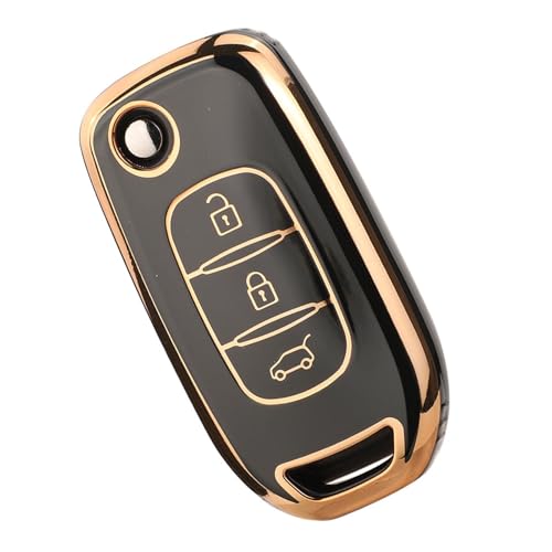 Coque TPU pour clé Renault anti-choc protège télécommande 3 boutons