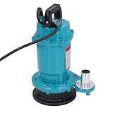 Garosa Tauchpumpe, Leichte Aluminiumkonstruktion, 450 W Leistung, 3 ³/h Durchflussrate für Garten-, Pool- oder Hochwasserentwässerung (EU-Stecker 220 V)