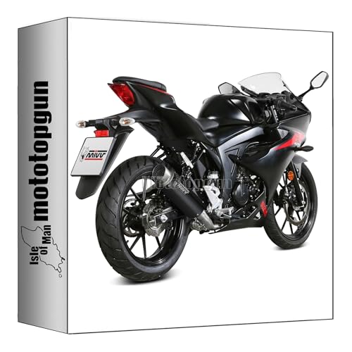 Ligne complete racing Mivv GP-Pro nocat acier noir Suzuki GSX-R 125