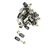 Aexit 20Pcs Motor Electrical Carbon Brushes 21# 13.3mm x 7mm x 6mm for Power Strips Electric Hammer