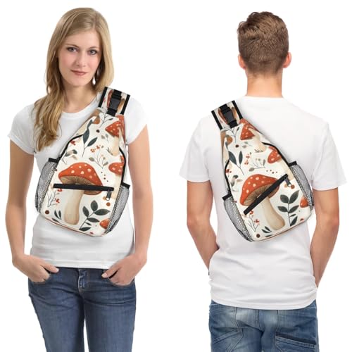 Sling Bag para mujeres y hombres, bolsa cruzada unisex miniatura 7