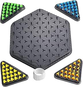 Funny Bunny Geometric Triangle Chess Game, Family Entertainment Series for Kids and Adults
