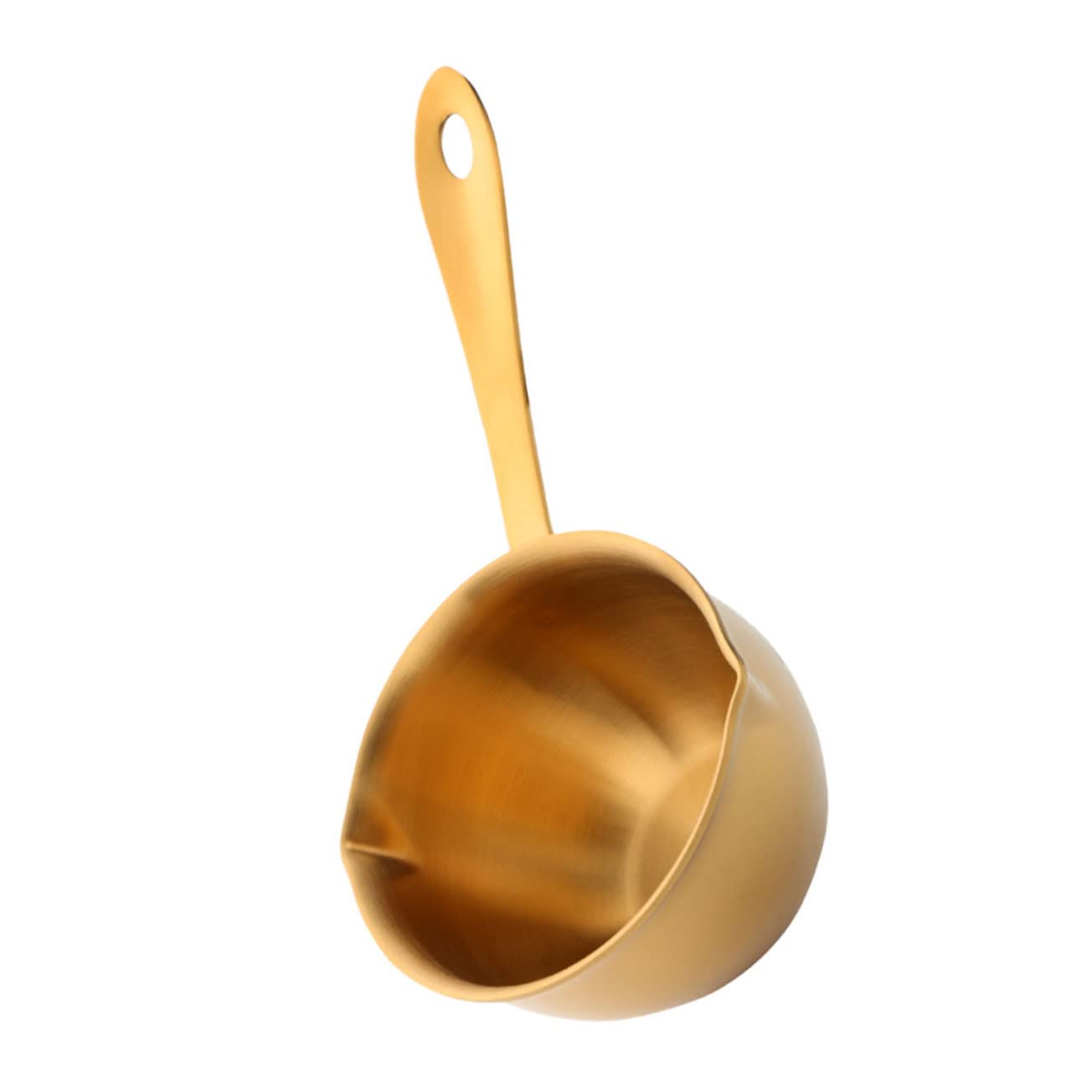 DECHOUS Pentolino 10cm in Acciaio Inox 304, Mini Pentola per Salsa da 200ml con Manico, Multiuso e Anti-scottatura per Casa
