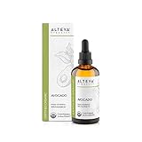  Alteya Organic Aceite de aguacate 100 ml - 100% certificado por USDA Aceite de aguacate puro natural prensado en frío orgánico puro - Hidratante, nutritivo, grado terapéutico premium
