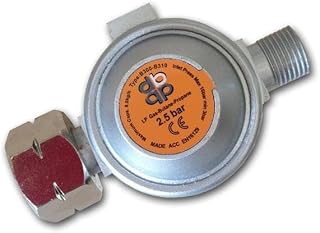Druckregler 2,5bar Gas Regler Druckminderer Abflammgerät Propan Butangas, bunt