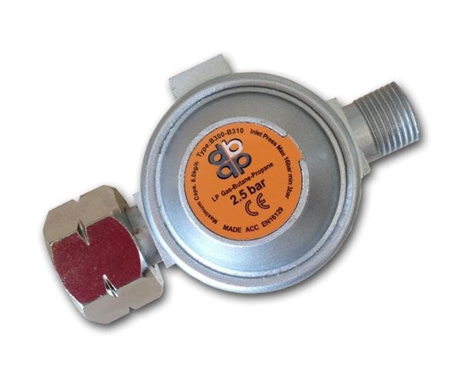 Régulateur de Pression Bradas 2,5 Bar pour Gaz Propane et Butane