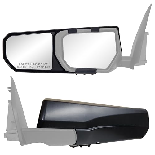 K SOURCE Snap & Zap 80960 Custom Fit Towing Mirror for 2023 up Colorado, Canyon, Patented