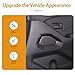 Bekantogy 2PCS Inner Door Panel Cover Trim Compatible with Nissan Frontier 2022-2025 ABS Interior Door Protection Anti-Scratch Decorative Panel Sticker Interior Accessories (Carbon Look)