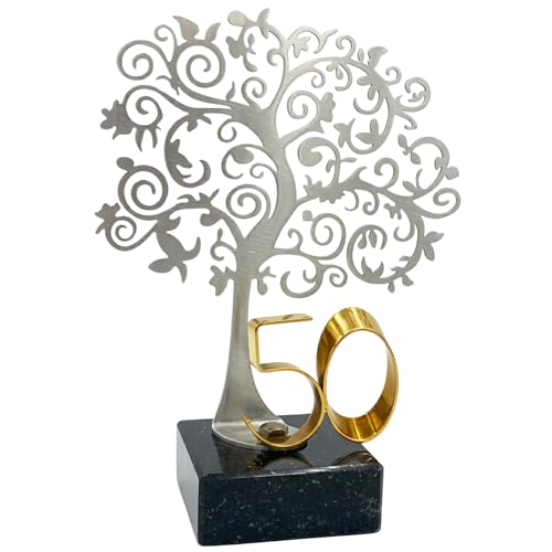 JOYERIA EL FARO | Regalo Original 50 cumpleaños | Placa Conmemorativa Personalizada con Grabado y Estuche Premium | Un Detalle único y Especial