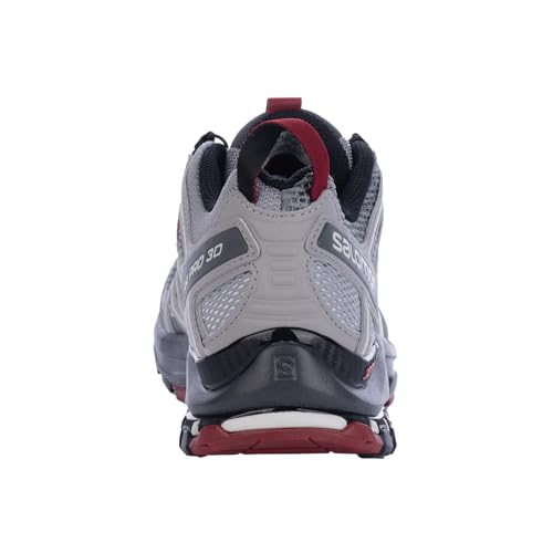 Salomon Men’s XA PRO 3D Trail Running Shoes - Monument/Ebony/Red Dahlia - 9.53