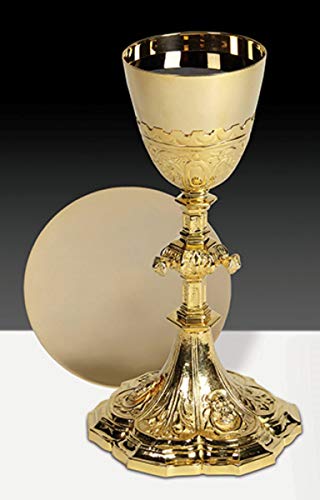 Sudbury Brass Chalice And Paten Set In Case #TOP1