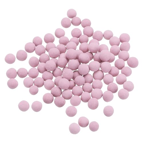 sourcing map Galets d'argile 3–5 mm 0,1 kg – Boules de jardinage roses en pot pour culture hydroponique, fournitures de vases, décoration de bonsaï