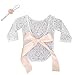 Produktbild Amorar Baby Mädchen Overall Kleider Romper Outfit Neugeborene Fotografie Prop Babybekleidung Spitze-Spielanzug niedlichen Bogen Bodysuit Body Fotografie Strampler Kleid Zubehör + Stirnbänder Set