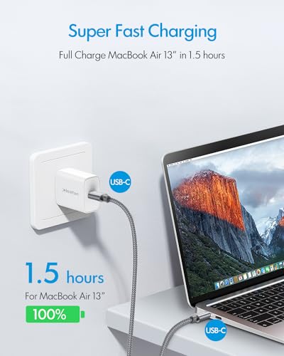 Image of CLEEFUN USB C to USB C Cable 6ft, 5-Pack C to C Cable Fast Charging 60W | Type C Charger for iPhone 17 16 15 Pro Max /Plus, Samsung Galaxy S26 S25 S24 Ultra, iPad /MacBook USBC to USBC Cord