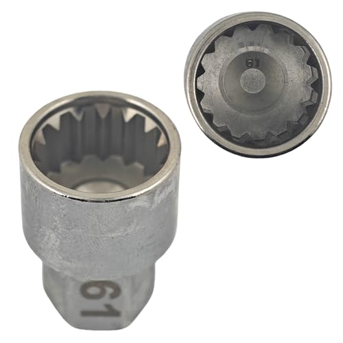 #61 for Porsche Wheel Locking nut Key Replacement Compatible with Porsche Boxster 911 Cayenne Macan Anti-Theft Lug Nut Removal Tool