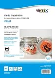 Pack 20 hojas Vinilo adhesivo imprimible para Inkjet Blanco Mate VINTEX 20 hojas