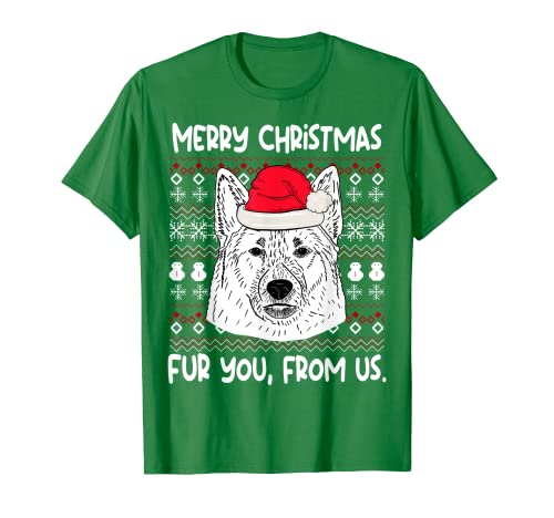 Norwegian Elkhound Christmas Funny Birthday Dog Lover Gifts Maglietta