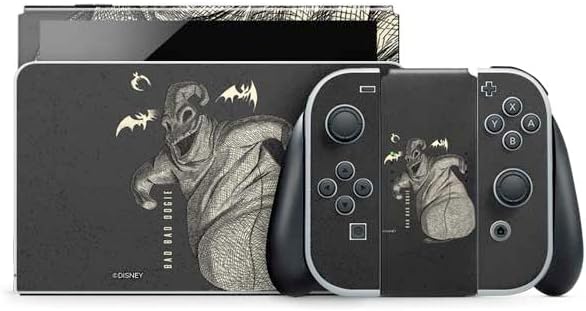 Skinit Decal Gaming Skin Compatible with Nintendo Switch OLED (2021) - Officially Licensed Disney The Nightmare Before Christmas Jack Skellington Art Design
