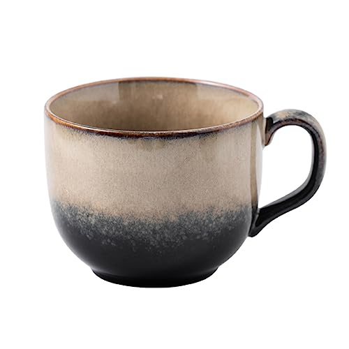 ZPPLD Large Coffee Mug,400ml Ceramics Coffee Cup,Earthenware Mugs,Stoneware Cup,Stoneware Coffees Mugs,Tea Mugs,Porcelain Mug,Cappuccino Cups,Capacity Cups for Office and Home Gift and Present