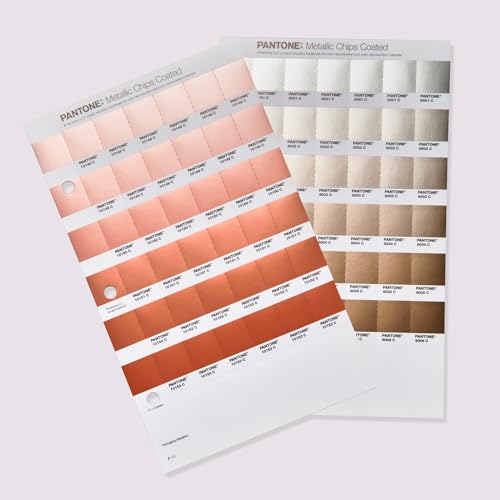 PANTONE GB1507C Metallic-Chips-Buch, 655 Metallic-Farben für Druck und Verpackung