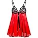 Produktbild Beikoard Sexy Dessous, Mode sexy Kleidung Gitter Kostüm Kurze Top Bowknot Plus Size Uniformen Hosenträger Rock Temptation Unterwäsche-Set (Schwarz-7, 2XL)