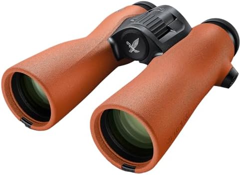 Swarovski NL Pure 10x42 Binoculars, Burnt Orange, Waterproof, Fog-Proof, Ergonomic Design, Wide Field of View (36016)