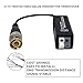 NVRTTRR Video Balun Connectors, 10 Pairs Cat5 HD Mini CCTV BNC Passive Transceivers for CCTV Security Camera System (10 Pack Video balun101)