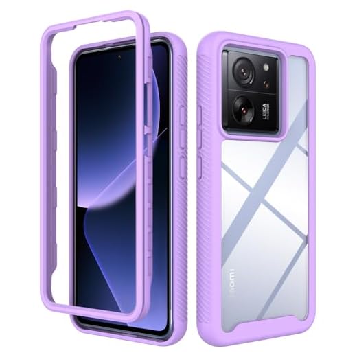 Kukoufey Capa compatível com Xiaomi 13T Pro, compatível com Xiaomi 13T, capa protetora antiqueda e absorção de choque compatível com Xiaomi Redmi K60 Ultra 23078RKD5C capa roxa