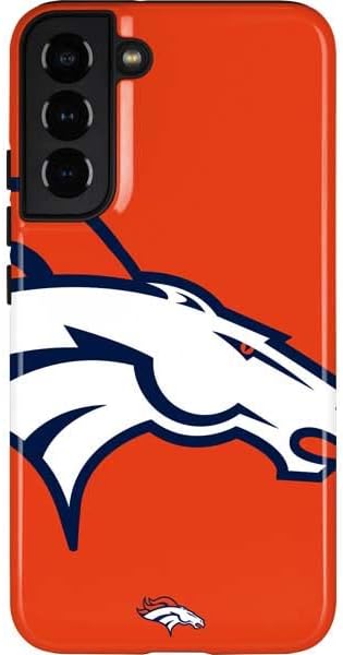 Skinit Pro Phone Case Compatible with Galaxy S22 Plus - Officially Licensed NFL Denver Broncos Large Logo Design