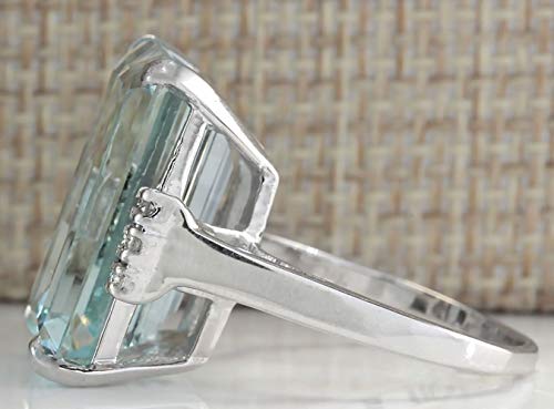 Vintage Women Silver Ring Wedding Jewelry Gift Size 9 - Thumbnail 5