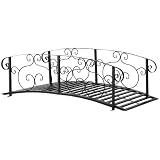 Outsunny 6 ft Metal Arch Bridge