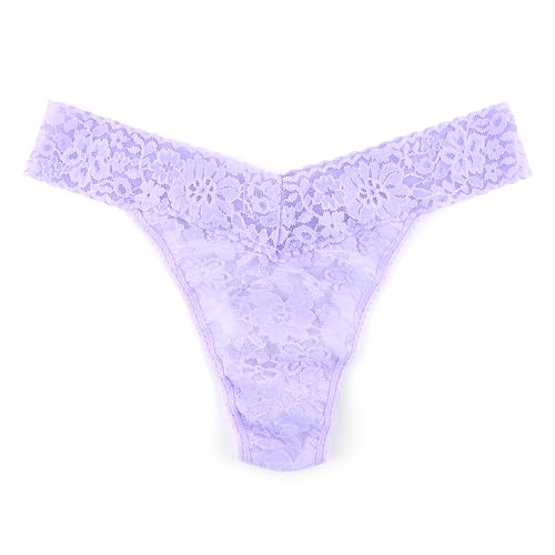Image of hanky panky - Daily Lace Original Rise Thongs for Women 3 Pack | One Size (4-14) | Lacy thong underwear, lingerie panties