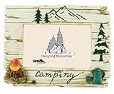 Camping Theme Photo Frame, 4x6 (Raised Accents)
