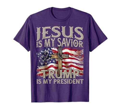 Jesus is My Savior Trump is My President 2024 American